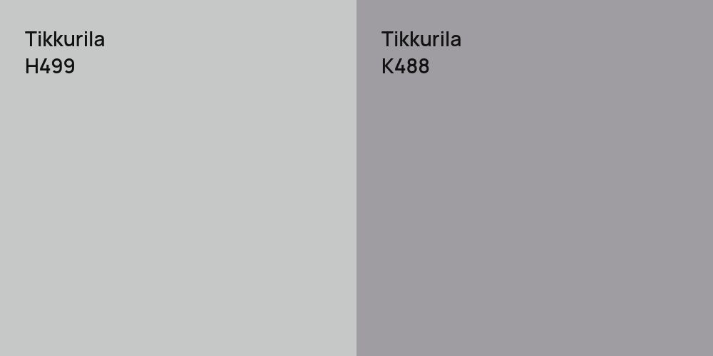 Tikkurila H499 vs. Tikkurila K488