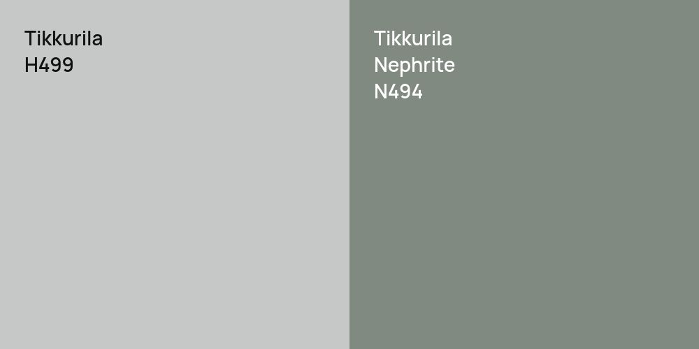 Tikkurila H499 vs. Tikkurila Nephrite