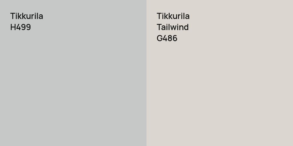 Tikkurila H499 vs. Tikkurila Tailwind