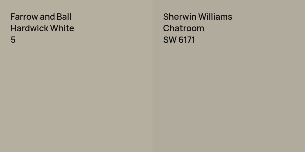 Farrow and Ball Hardwick White vs. Sherwin Williams Chatroom