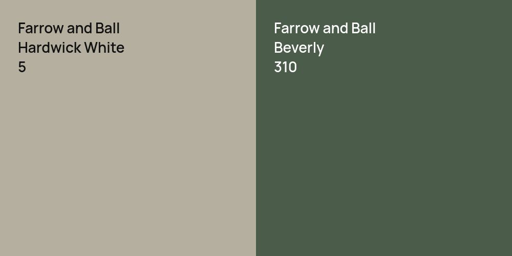 Farrow and Ball Hardwick White vs. Farrow and Ball Beverly