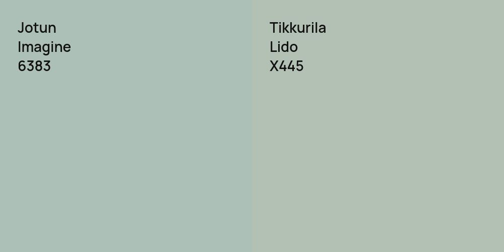 Jotun Imagine vs. Tikkurila Lido