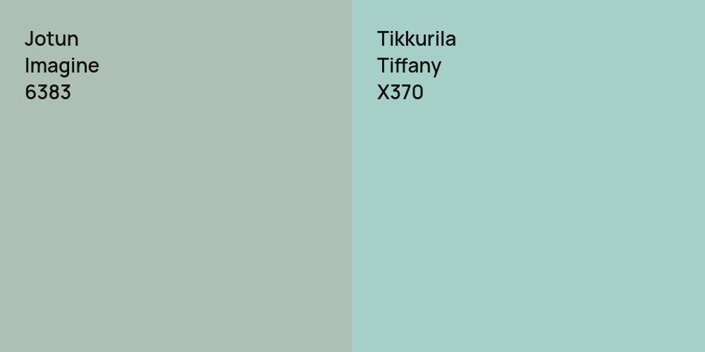 Jotun Imagine vs. Tikkurila Tiffany