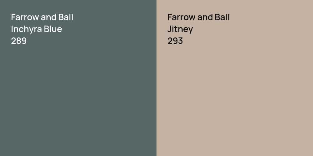 Farrow and Ball Inchyra Blue vs. Farrow and Ball Jitney