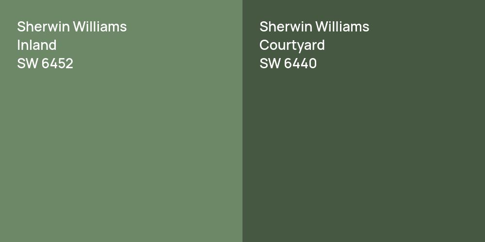 Sherwin Williams Inland vs. Sherwin Williams Courtyard