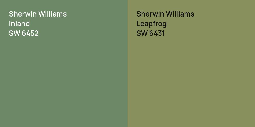 Sherwin Williams Inland vs. Sherwin Williams Leapfrog