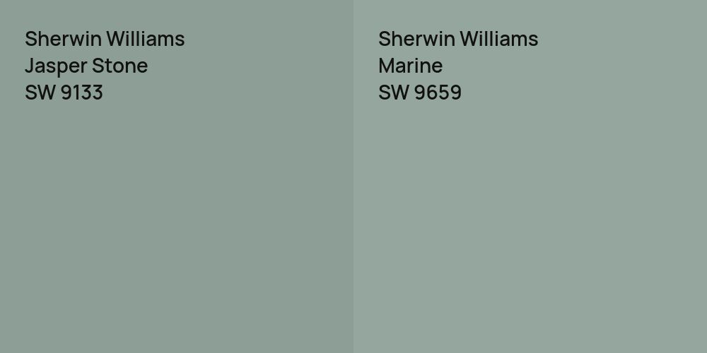 Sherwin Williams Jasper Stone vs. Sherwin Williams Marine