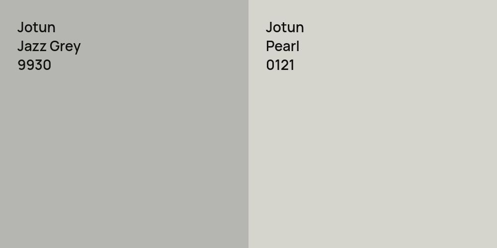 Jotun Jazz Grey vs. Jotun Pearl