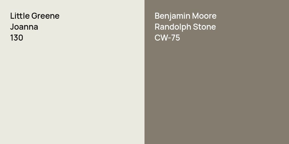 Little Greene Joanna vs. Benjamin Moore Randolph Stone