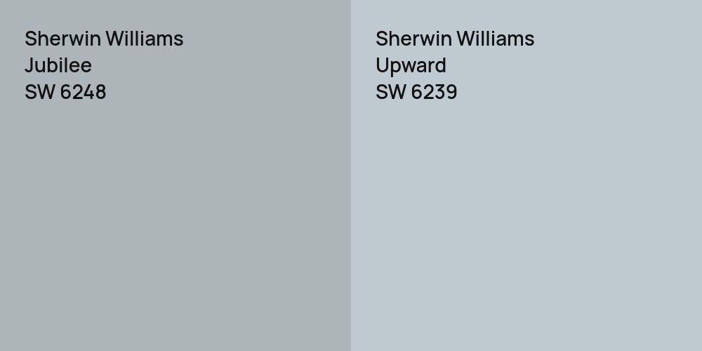 Sherwin Williams Jubilee vs. Sherwin Williams Upward