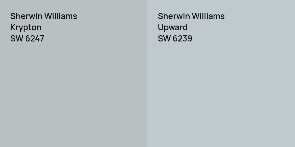 Sherwin Williams Krypton vs. Sherwin Williams Upward