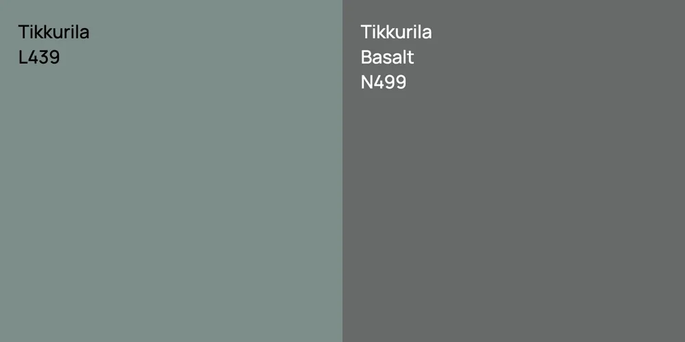 Tikkurila L439 vs. Tikkurila Basalt