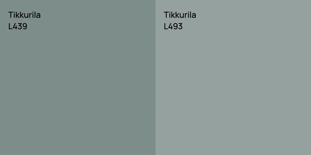 Tikkurila L439 vs. Tikkurila L493