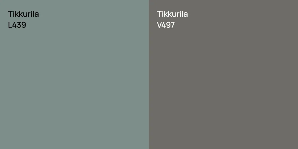 Tikkurila L439 vs. Tikkurila V497