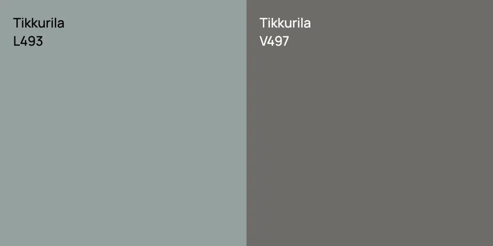 Tikkurila L493 vs. Tikkurila V497