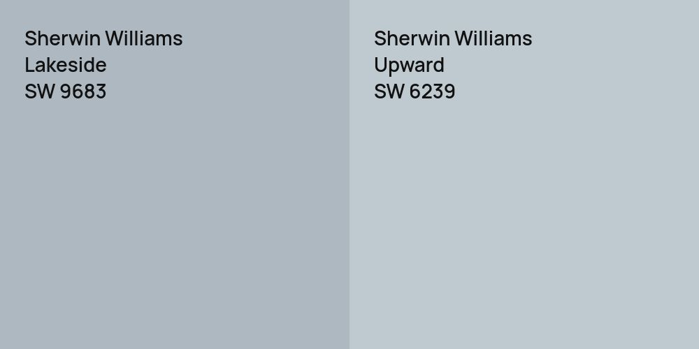 Sherwin Williams Lakeside vs. Sherwin Williams Upward