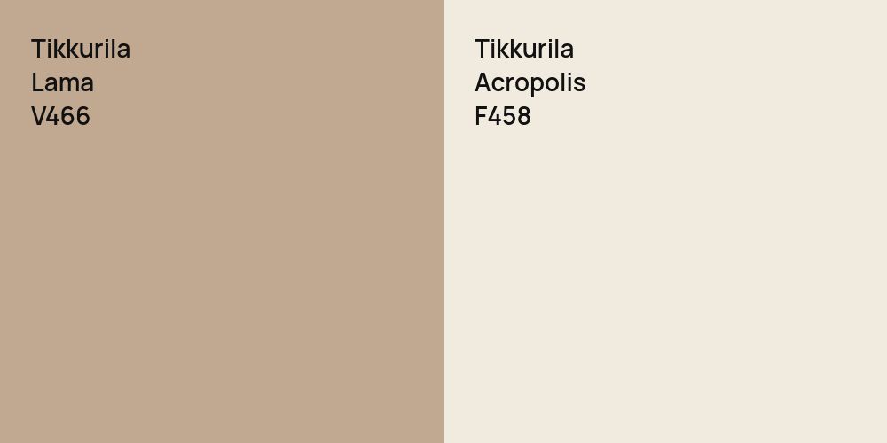 Tikkurila Lama vs. Tikkurila Acropolis