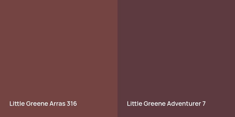 Little Greene Arras vs. Little Greene Adventurer