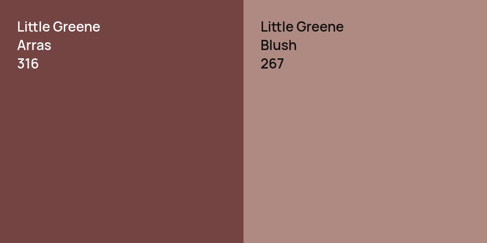 Little Greene Arras vs. Little Greene Blush