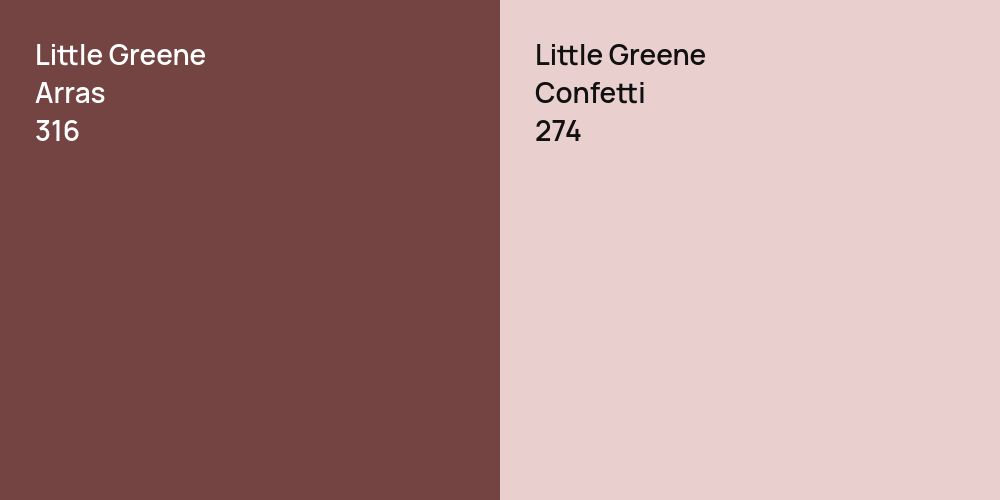 Little Greene Arras vs. Little Greene Confetti