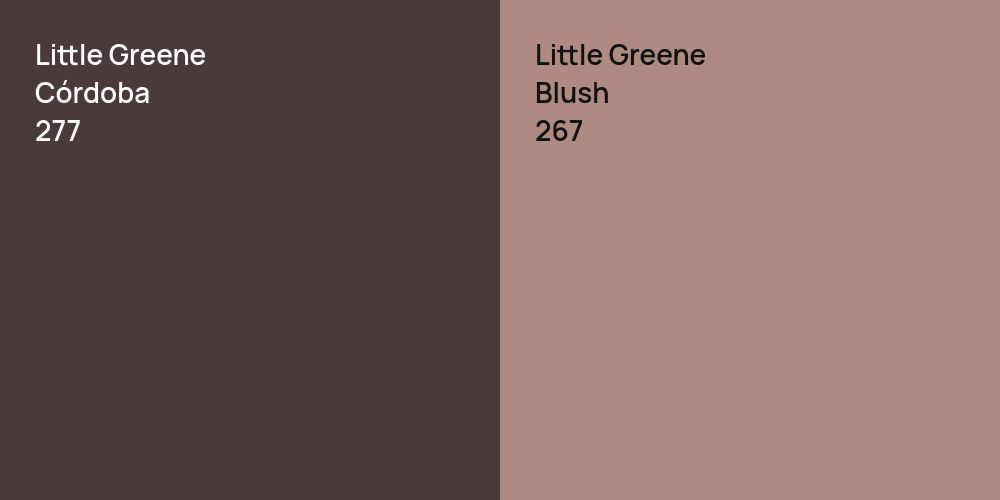 Little Greene Córdoba vs. Little Greene Blush