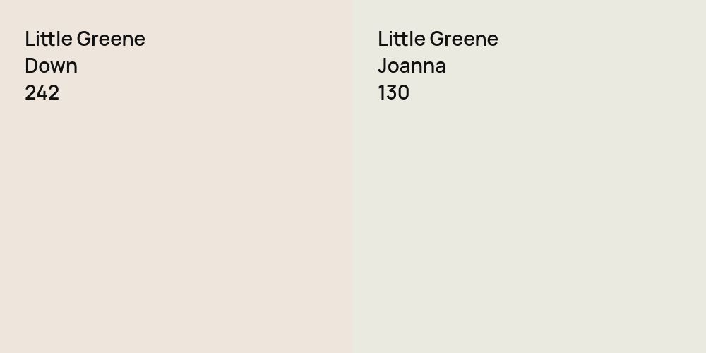 Little Greene Down vs. Little Greene Joanna