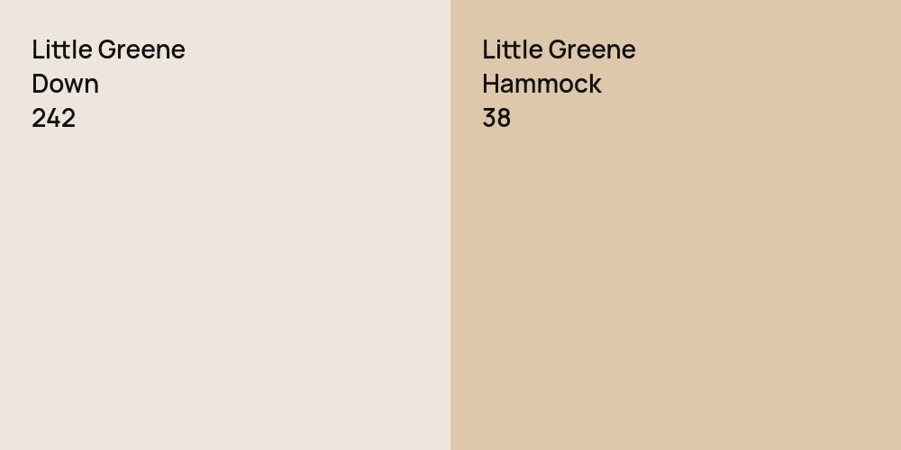 Little Greene Down vs. Little Greene Hammock