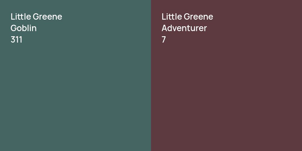 Little Greene Goblin vs. Little Greene Adventurer