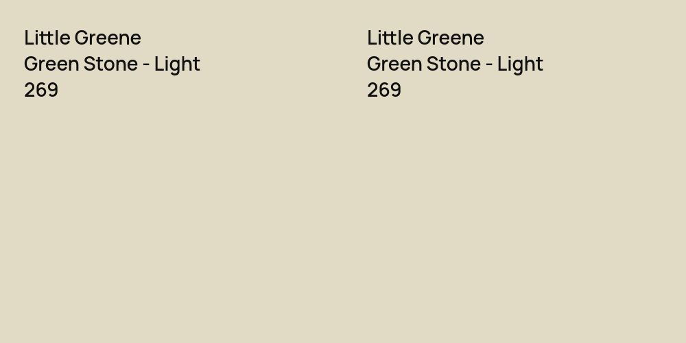 Little Greene Green Stone - Light vs. Little Greene Green Stone - Light