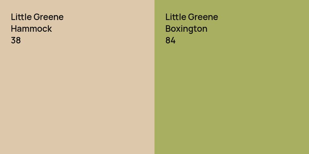 Little Greene Hammock vs. Little Greene Boxington