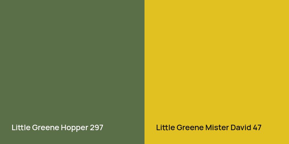 Little Greene Hopper vs. Little Greene Mister David