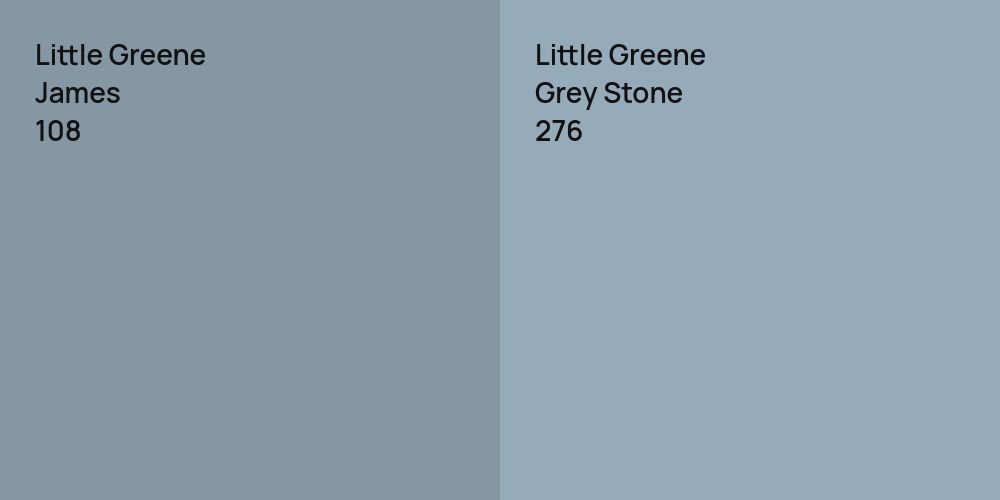 Little Greene James vs. Little Greene Grey Stone