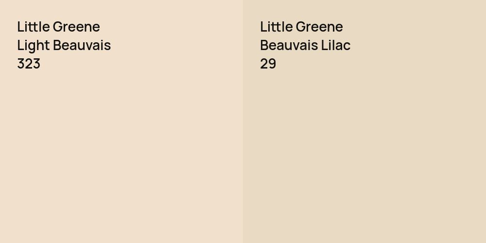 Little Greene Light Beauvais vs. Little Greene Beauvais Lilac