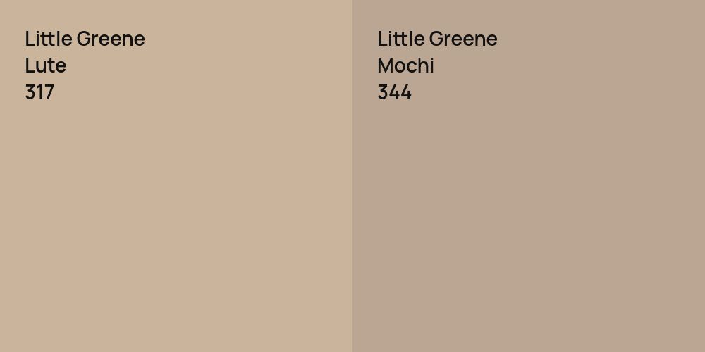 Little Greene Lute vs. Little Greene Mochi