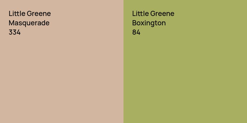 Little Greene Masquerade vs. Little Greene Boxington