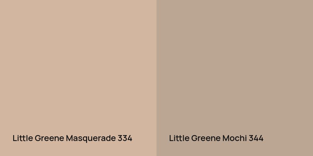 Little Greene Masquerade vs. Little Greene Mochi