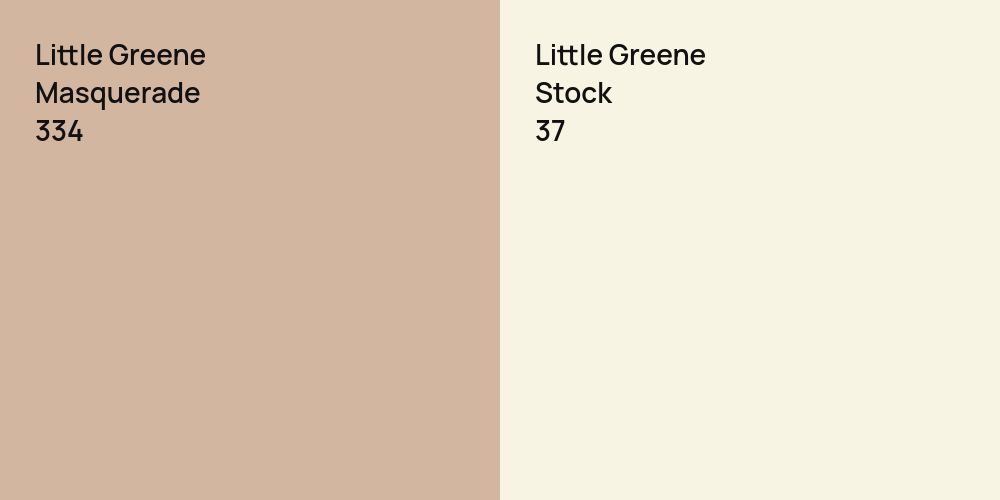 Little Greene Masquerade vs. Little Greene Stock