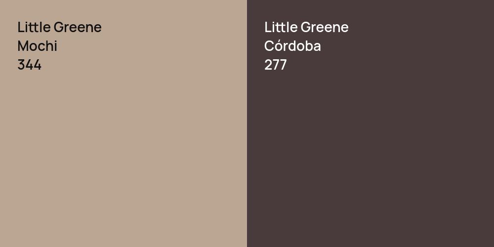 Little Greene Mochi vs. Little Greene Córdoba