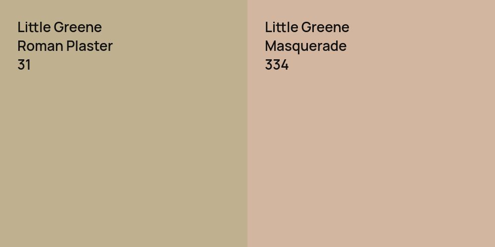 Little Greene Roman Plaster vs. Little Greene Masquerade