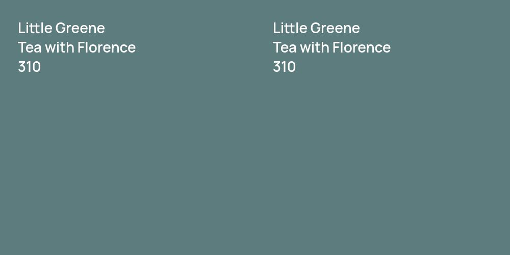 Little Greene Tea with Florence vs. Little Greene Tea with Florence