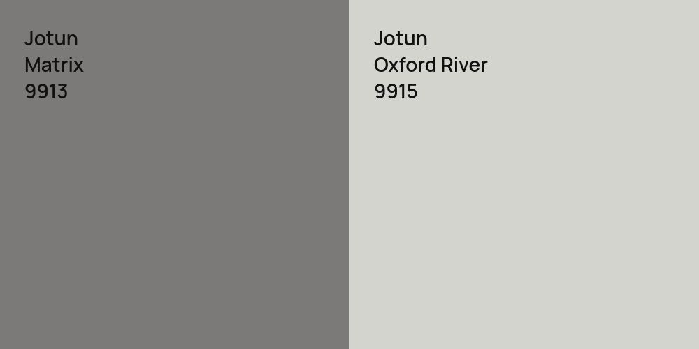 Jotun Matrix vs. Jotun Oxford River