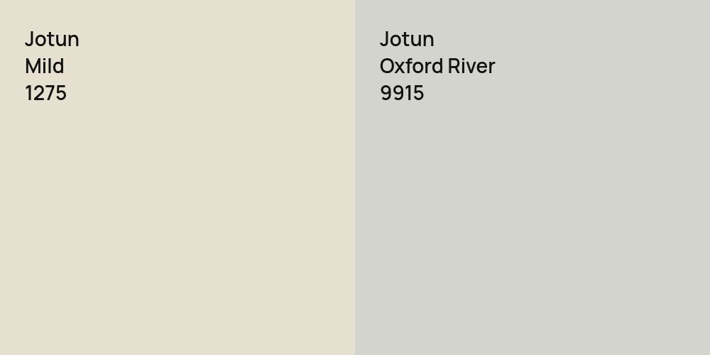 Jotun Mild vs. Jotun Oxford River