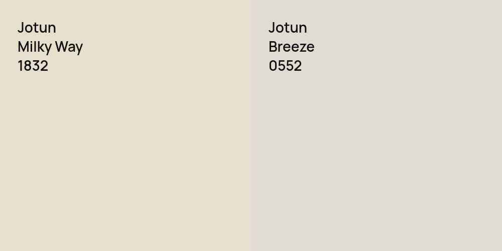 Jotun Milky Way vs. Jotun Breeze