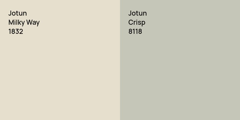 Jotun Milky Way vs. Jotun Crisp