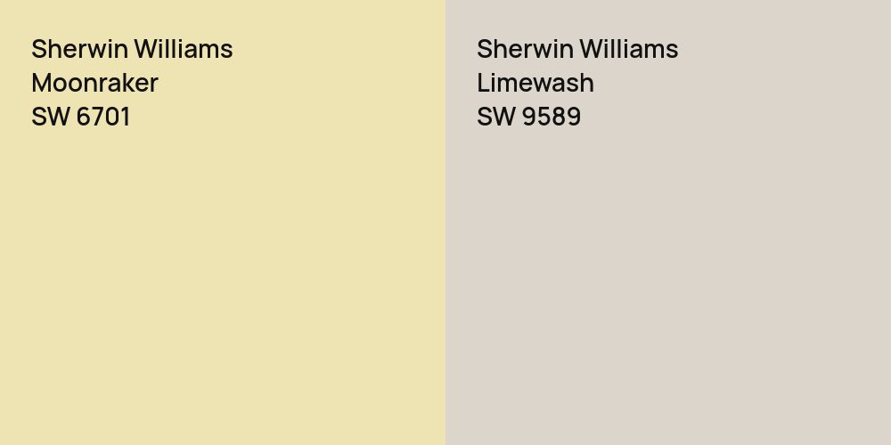 Sherwin Williams Moonraker vs. Sherwin Williams Limewash