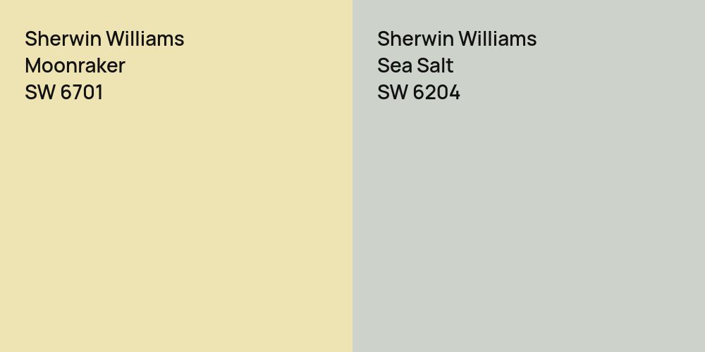 Sherwin Williams Moonraker vs. Sherwin Williams Sea Salt