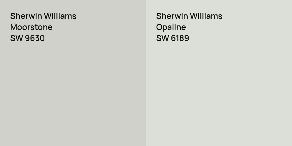 Sherwin Williams Moorstone vs. Sherwin Williams Opaline