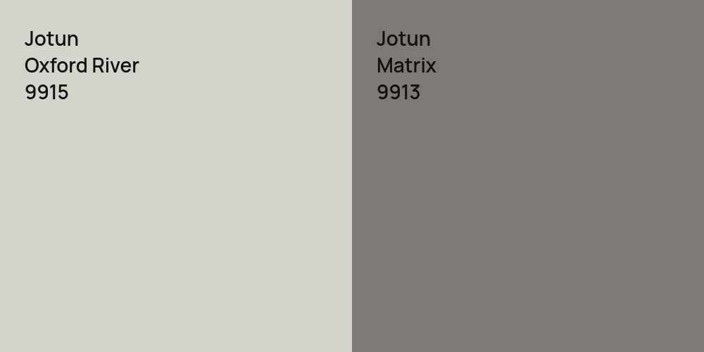 Jotun Oxford River vs. Jotun Matrix