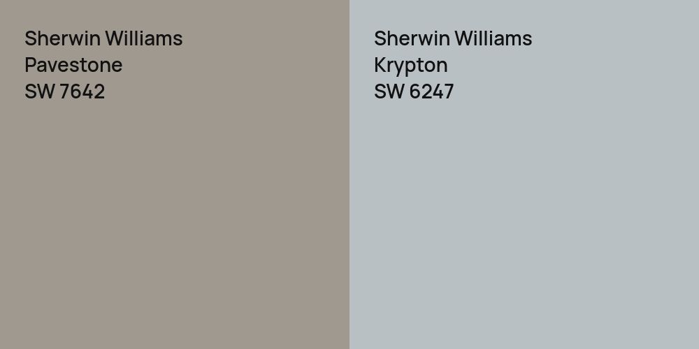 Sherwin Williams Pavestone vs. Sherwin Williams Krypton