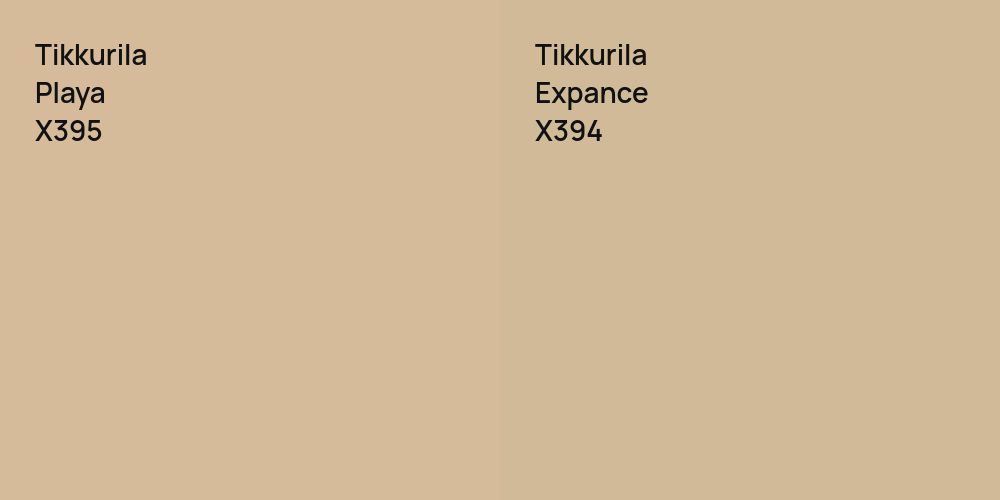 Tikkurila Playa vs. Tikkurila Expance